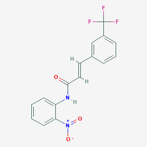 (2E)-N-(2-nitrophenyl)-3-[3-(trifluoromethyl)phenyl]prop-2-enamide