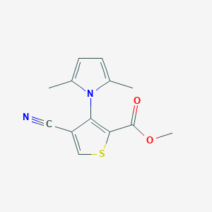 methyl 4-cyano-3-(2,5-dimethyl-1H-pyrrol-1-yl)-2-thiophenecarboxylate