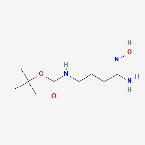 tert-butyl N-[3-(N'-hydroxycarbamimidoyl)propyl]carbamate