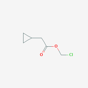 molecular formula C6H9ClO2 B2688319 Chloromethyl 2-cyclopropylacetate CAS No. 1402914-72-0