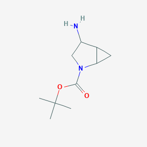 molecular formula C10H18N2O2 B2688324 Tert-butyl 4-amino-2-azabicyclo[3.1.0]hexane-2-carboxylate CAS No. 2344685-22-7