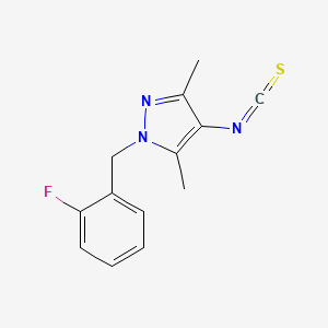 1-(2-Fluoro-benzyl)-4-isothiocyanato-3,5-dimethyl-1H-pyrazole