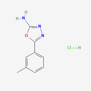 5-(m-Tolyl)-1,3,4-oxadiazol-2-amine hydrochloride