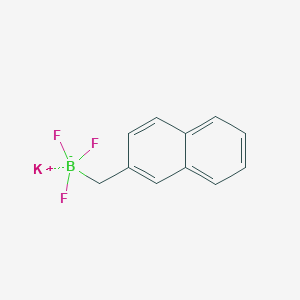 molecular formula C11H9BF3K B2688342 Potassium trifluoro(naphthalen-2-ylmethyl)borate CAS No. 1632070-89-3