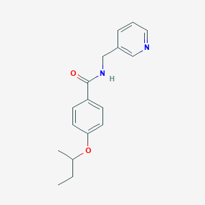 molecular formula C17H20N2O2 B268836 4-sec-butoxy-N-(3-pyridinylmethyl)benzamide 