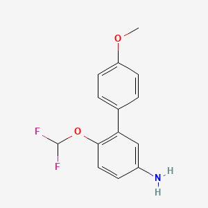 4-(Difluoromethoxy)-3-(4-methoxyphenyl)aniline