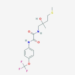 N1-(2-hydroxy-2-methyl-4-(methylthio)butyl)-N2-(4-(trifluoromethoxy)phenyl)oxalamide