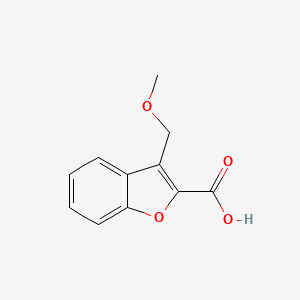 3-(Methoxymethyl)-1-benzofuran-2-carboxylic acid