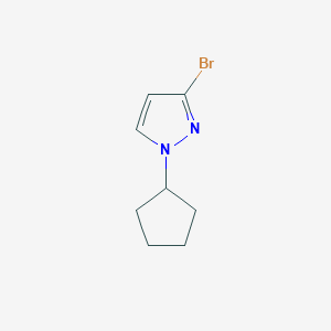 molecular formula C8H11BrN2 B2688383 3-Bromo-1-cyclopentyl-1H-pyrazole CAS No. 1354704-70-3