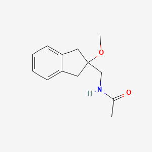 molecular formula C13H17NO2 B2688387 N-((2-methoxy-2,3-dihydro-1H-inden-2-yl)methyl)acetamide CAS No. 2034596-21-7