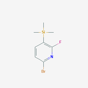 6-Bromo-2-fluoro-3-(trimethylsilyl)pyridine