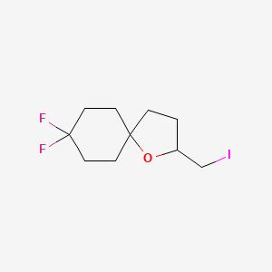 8,8-Difluoro-2-(iodomethyl)-1-oxaspiro[4.5]decane