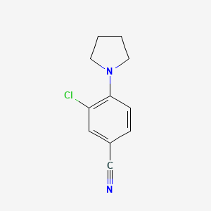 3-Chloro-4-(pyrrolidin-1-yl)benzonitrile