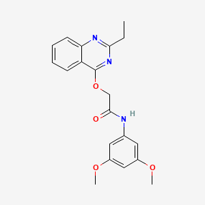 N-(3,5-dimethoxyphenyl)-2-((2-ethylquinazolin-4-yl)oxy)acetamide