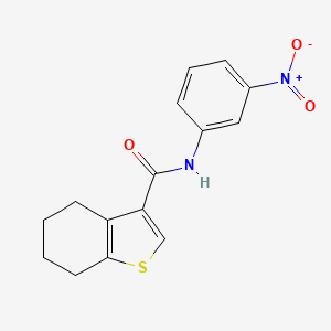 N-(3-nitrophenyl)-4,5,6,7-tetrahydro-1-benzothiophene-3-carboxamide