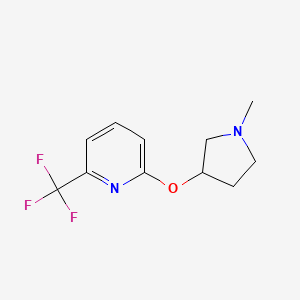 2-[(1-Methylpyrrolidin-3-yl)oxy]-6-(trifluoromethyl)pyridine