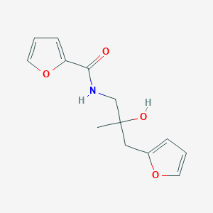 N-(3-(furan-2-yl)-2-hydroxy-2-methylpropyl)furan-2-carboxamide