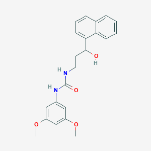 1-(3,5-Dimethoxyphenyl)-3-(3-hydroxy-3-(naphthalen-1-yl)propyl)urea