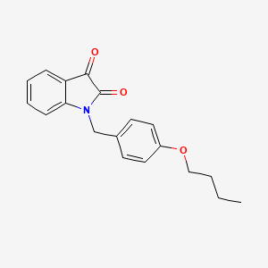 1-(4-Butoxybenzyl)indoline-2,3-dione