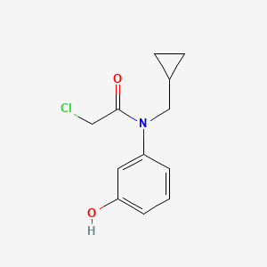 2-Chloro-N-(cyclopropylmethyl)-N-(3-hydroxyphenyl)acetamide