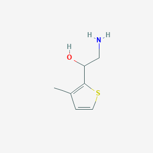 molecular formula C7H11NOS B2688473 2-Amino-1-(3-methylthiophen-2-yl)ethan-1-ol CAS No. 92521-16-9