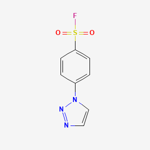 4-(Triazol-1-yl)benzenesulfonyl fluoride