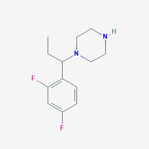 1-[1-(2,4-Difluorophenyl)propyl]piperazine