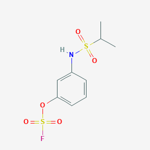 1-Fluorosulfonyloxy-3-(propan-2-ylsulfonylamino)benzene