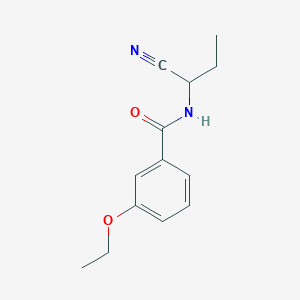 molecular formula C13H16N2O2 B2688575 N-(1-cyanopropyl)-3-ethoxybenzamide CAS No. 1311797-40-6