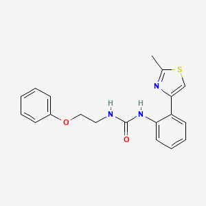 1-(2-(2-Methylthiazol-4-yl)phenyl)-3-(2-phenoxyethyl)urea