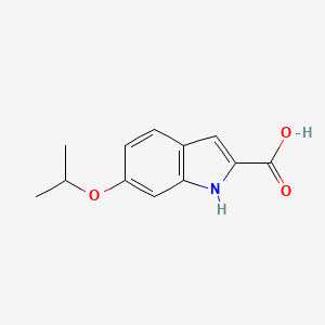 molecular formula C12H13NO3 B2688593 6-Isopropoxy-1H-indole-2-carboxylic acid CAS No. 881041-46-9