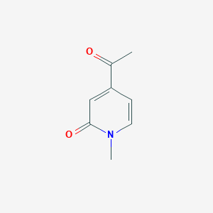 molecular formula C8H9NO2 B2688634 4-Acetyl-1-methylpyridin-2(1H)-one CAS No. 27330-27-4