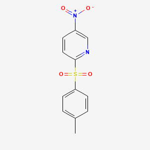 molecular formula C12H10N2O4S B2688636 4-Methylphenyl 5-nitro-2-pyridinyl sulfone CAS No. 91974-22-0