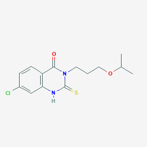 7-chloro-3-(3-isopropoxypropyl)-2-mercaptoquinazolin-4(3H)-one