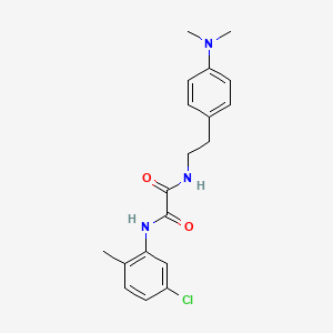 molecular formula C19H22ClN3O2 B2688676 N1-(5-chloro-2-methylphenyl)-N2-(4-(dimethylamino)phenethyl)oxalamide CAS No. 953952-04-0