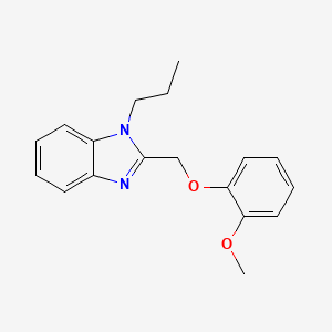 2-[(2-Methoxyphenoxy)methyl]-1-propylbenzimidazole