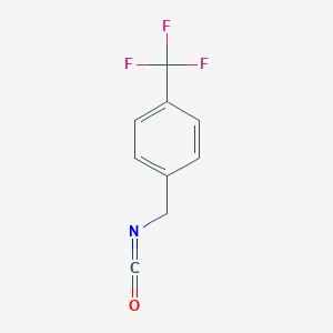 molecular formula C9H6F3NO B026887 4-(三氟甲基)苄基异氰酸酯 CAS No. 102422-55-9