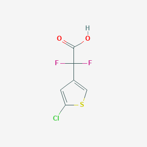 2-(5-Chlorothiophen-3-yl)-2,2-difluoroacetic acid