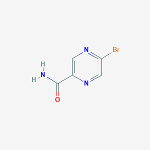 molecular formula C5H4BrN3O B2688745 5-溴吡嗪-2-甲酰胺 CAS No. 36070-84-5