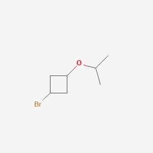molecular formula C7H13BrO B2688769 1-Bromo-3-(propan-2-yloxy)cyclobutane CAS No. 1909287-77-9