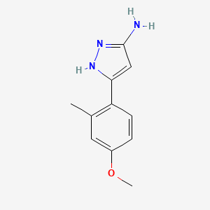 3-(4-methoxy-2-methylphenyl)-1H-pyrazol-5-amine