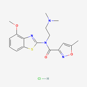 N-(2-(dimethylamino)ethyl)-N-(4-methoxybenzo[d]thiazol-2-yl)-5-methylisoxazole-3-carboxamide hydrochloride