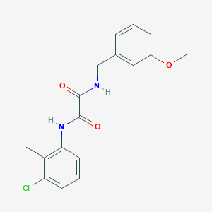 molecular formula C17H17ClN2O3 B2688840 N1-(3-chloro-2-methylphenyl)-N2-(3-methoxybenzyl)oxalamide CAS No. 899749-04-3