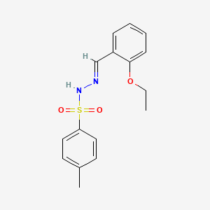 molecular formula C16H18N2O3S B2688841 N'-(2-Ethoxybenzylidene)-4-methylbenzenesulfonohydrazide CAS No. 65609-76-9