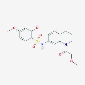 2,4-dimethoxy-N-(1-(2-methoxyacetyl)-1,2,3,4-tetrahydroquinolin-7-yl)benzenesulfonamide