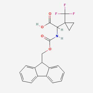 2-({[(9H-fluoren-9-yl)methoxy]carbonyl}amino)-2-[1-(trifluoromethyl)cyclopropyl]acetic acid