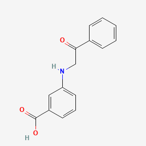3-(Phenacylamino)benzoic acid