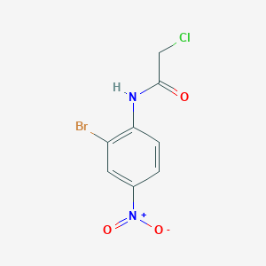 N-(2-bromo-4-nitrophenyl)-2-chloroacetamide