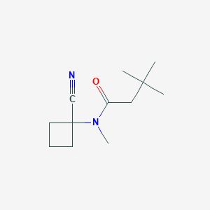 N-(1-Cyanocyclobutyl)-N,3,3-trimethylbutanamide