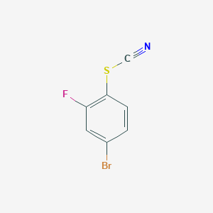 4-Bromo-2-fluorophenylthiocyanate